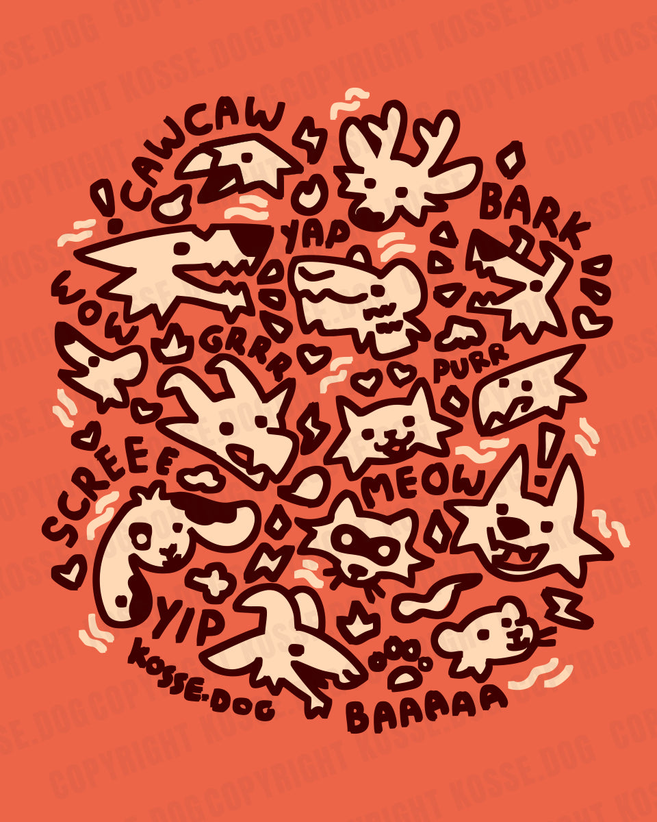 Noisy Lil Critters T-shirt
