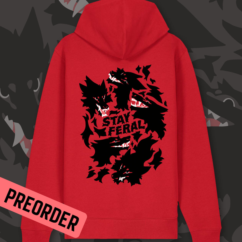 Stay Feral Zipped Hoodie