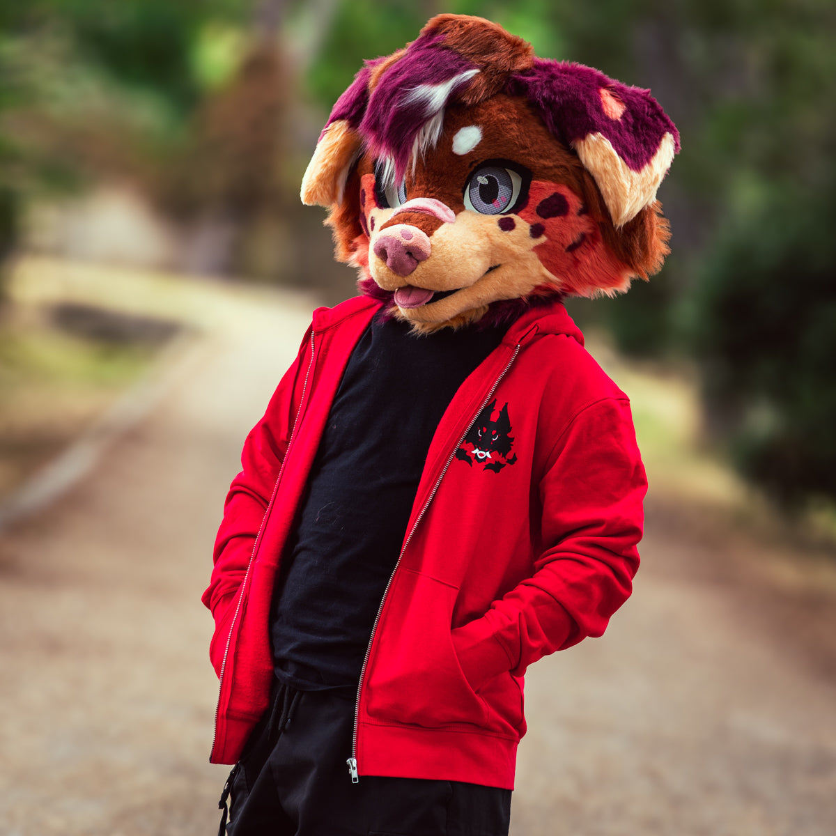 Stay Feral Zipped Hoodie | Kosse.dog – Kosse's things