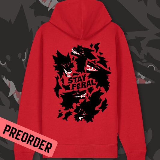 Stay Feral Zipped Hoodie